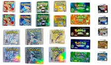 Pokemon Game Boy Replacement Label Sticker Precut GBC GBA DS Glossy / Holo Label price