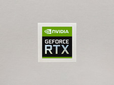 NVIDIA RTX Sticker GeForce Logo Badge Label GPU Laptop PC Case Decal (17x18 mm) Label price