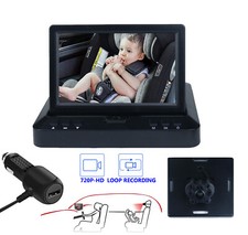 4.3"Car Mirror Back Night Vision Camera Baby Monitor with DVR Loop Record Camera Baby Monitor price