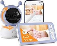 BOIFUN 5" WiFi Baby Monitor with App, 1080p HD, Video Recording Baby Monitor price