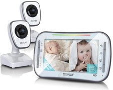 Axvue HD992 Video Baby Monitor 720P Full HD 5.0" IPS Screen + 2 Camera - NEW Baby Monitor price