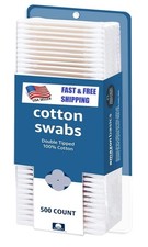 Cotton Swabs for Personal Hygiene and Baby Care, 500 Count, 1 Pack Baby Cotton Swabs price