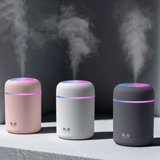 USB Car Air Purifier Diffuser Aroma Oil Humidifier Mist Led Night Light Home Air Purifiers - Humidifiers price