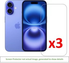 3x iPhone 16 Screen Protector w/ cloth Mobile Phone Screen Protector price