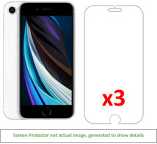 3x iPhone SE 2nd Gen(2020)/3rd Gen Screen Protector w/ cloth Mobile Phone Screen Protector price