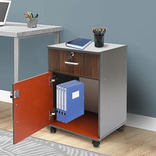 2 Tier Mobile File Cabinet, Under Desk Metal Filing Cabinet with Lock & 1-Drawer Metal Filing Cabinet price