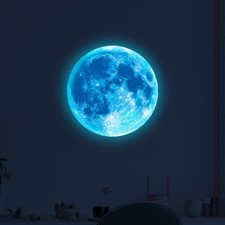 Glow Wall Stickers Moon Planet Set for Room Living Room 30x30cm 20x20cm Youth Room Set price