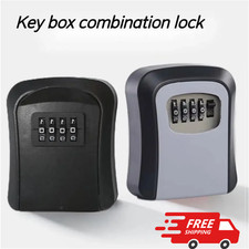 Key Lock Box for Outside-Combination Lockbox for House Key-Portable/Wall Mounted Key Box price