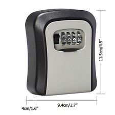 4 Digit Key Safe Lock Box Combination Wall Mount Security Storage Case Organizer Key Box price