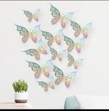 12 x 3D Butterfly Wall Stickers Home Decor Room Decoration Sticker Bedroom Cute Baby Door Ornament price