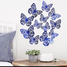 12 x 3D Butterfly Wall Stickers Home Decor Room Decoration Sticker Bedroom Cute Baby Door Ornament price