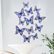 12 x 3D Butterfly Wall Stickers Home Decor Room Decoration Sticker Bedroom Cute Baby Door Ornament price