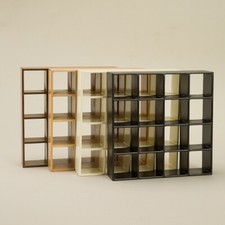 Vintage Wooden Dollhouse Furniture 1:12 Wood Shelves Bookshelf Display Cabinet Bathroom Cabinet / Furniture price
