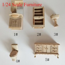 1PC 1:24 Scale Dollhouse Miniatures Furniture Toilet Basin Sink Bathroom Cabinet Bathroom Cabinet / Furniture price