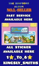 All Stickers  1⭐To 6⭐ THE SIMPSONS ALBUM Fast Service Available  MONO-POLY-GO Baby on Board price