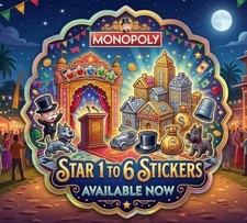 Monopoly Sticker Go 1⭐️ - 6 star⭐️⭐️⭐️⭐️⭐️⭐️ All Sticker Available⚡️⚡️⚡️⚡️ Baby on Board price