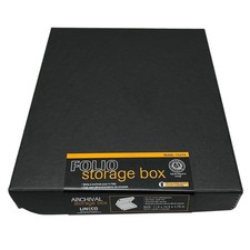 Lineco Folio Storage Box. Archival Clamshell with Metal Edge Boxboard, 11 x 14 x Archive Box price