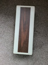 Vintage Cassette Tape Storage 15 Tapes Holders Hard Plastic Case Wood Grain Vtg Cassette & Storage Products price