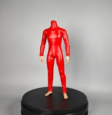 1:6 Leather Bodysuit jumpsuit Clothes For 12'' Male PHICEN HT TBL Figure Body Men's Leather Clothing price