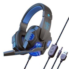 3.5mm Gaming Headset Mic Headphones Stereo Bass Surround For PS5 PS4 PC Xbox One Gaming Headsets price