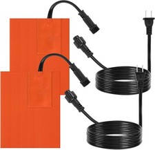2Pcs Silicone Car Engine Heater Pad - 5" X 4" Self-Adhesive Oil Pan Heater Pad Heaters price