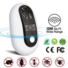 Electronic Ultrasonic Pest Repeller Rats Mosquito Bugs Cockroach Killer Reject Baby Mosquito Repellent Spray price