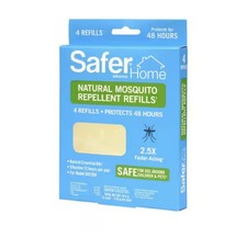 Safer Home SH1200R4R Natural Mosquito Repellent Refills - 4 Refills Included Baby Mosquito Repellent Spray price