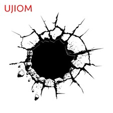 UJIOM Crack Wall Stickers Design Creative Attractive Baby Nursery Room Decal Baby Room Wardrobe price