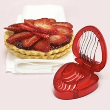 Multifunction Strawberry Slicer Creative Red Strawberry Shaped Fruit Slicer Slicers price