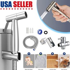 Toilet Shattaf Adapter Hose Bidet Spray Stainless Steel Handheld Shower Head Bidet price
