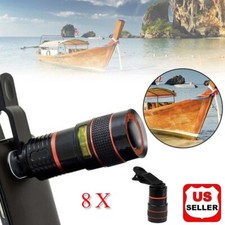 HD 8X Clip on Optical Zoom Telescope Camera Lens for Universal Mobile Cell Phone Mobile Phone Lens price