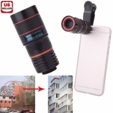 Universal 8X Zoom Lens Optical Clip Telephoto Telescope Cell Phone Camera Lens Mobile Phone Lens price