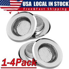4.5" Kitchen Sink Strainer Stopper Stainless Steel Drain Basket Waste Plug Sinks price