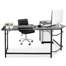 66" L-Shaped Gaming Desk Corner Computer Desk PC Laptop Study Table Workstation. Computer Desk price