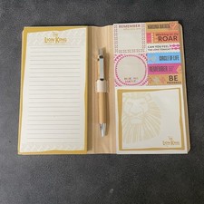 Disney's THE LION KING Broadway Musical Souvenir Folding Notepad Notebook W/ Pen Music Notebook price