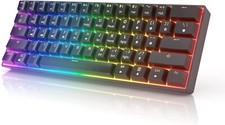 HK GAMING GK61 Mechanical Gaming Keyboard - 61 Keys Multi Color RGB Illuminated Gaming Keyboard price