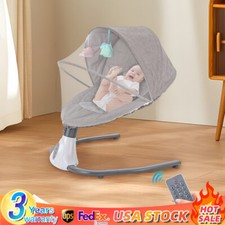 Electric Baby Swing Cradle Infant Bouncer Rocker Chair Bluetooth Music Bassinet Baby Bouncer Mosquito Net price