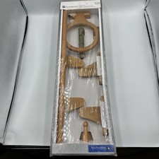 GLACIER BAY 4Piece Bath Set with Towel Ring Robe Hook TP Holder Towel Bar in Oak Towel & Bathrobe Set price