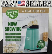 GreenLife Electric Air Popper 1200W Popcorn Maker, Turquoise - New In Box! Popcorn Machines price
