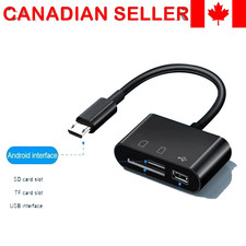 Sd Card Reader For Android 3 in 1 Memory  Micro USB C and USB A Devices Card Readers price