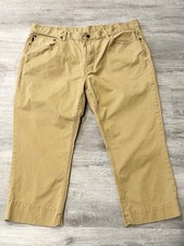 Polo Ralph Lauren Men's 40 x 24 Khaki Chino Pants Solid Brown Straight Capri Men's Capri Pants price