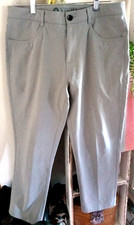 Vuori Pants Capri Length Men's Size 32 Gray Performance Zip Pocket Stretch V430 Men's Capri Pants price