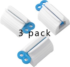 3Pcs Rolling Tube Toothpaste Squeezer Manual Dispenser Seat Holder Home Bathroom Toothpaste Holder price