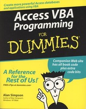 Access VBA Programming for Dummies Paperback by Alan Simpson (Paperback, 200) Foreign Language Education Software price