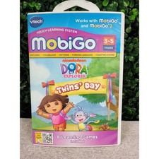 VTech MobiGo Dora the Explorer Twins Day Learning Game Software VT3405 New Foreign Language Education Software price