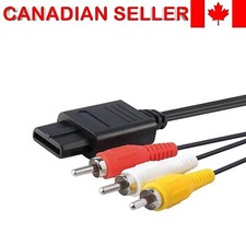 AV AUDIO VIDEO TV COMPOSITE CABLE CORD FOR SUPER NINTENDO SNES | GAMECUBE | N64 Composite Cable price
