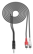 1.5M 5ft Y 3.5mm Male Plug to Dual 2 RCA Jack Cable Stereo PC Audio Splitter Aux Composite Cable price