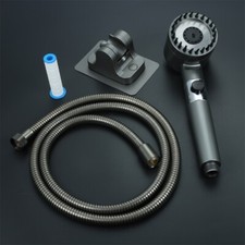 Shower Head Bracket Hose Filter Gray ABS Home Hotel Bathroom Shower Accessories Shower Hose price