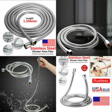 US 2 Pack 1.5m / 5 Ft Shower Hose Extra Long Bathroom Hand Held Flexible Tube Shower Hose price