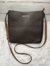 Michael Kors Jet Set Travel Signature Large Messenger Bag Brown Women's Messenger Bag price
